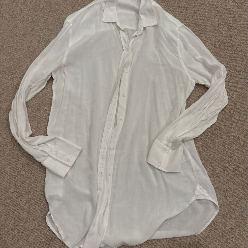 Amazon White Linen Shirt